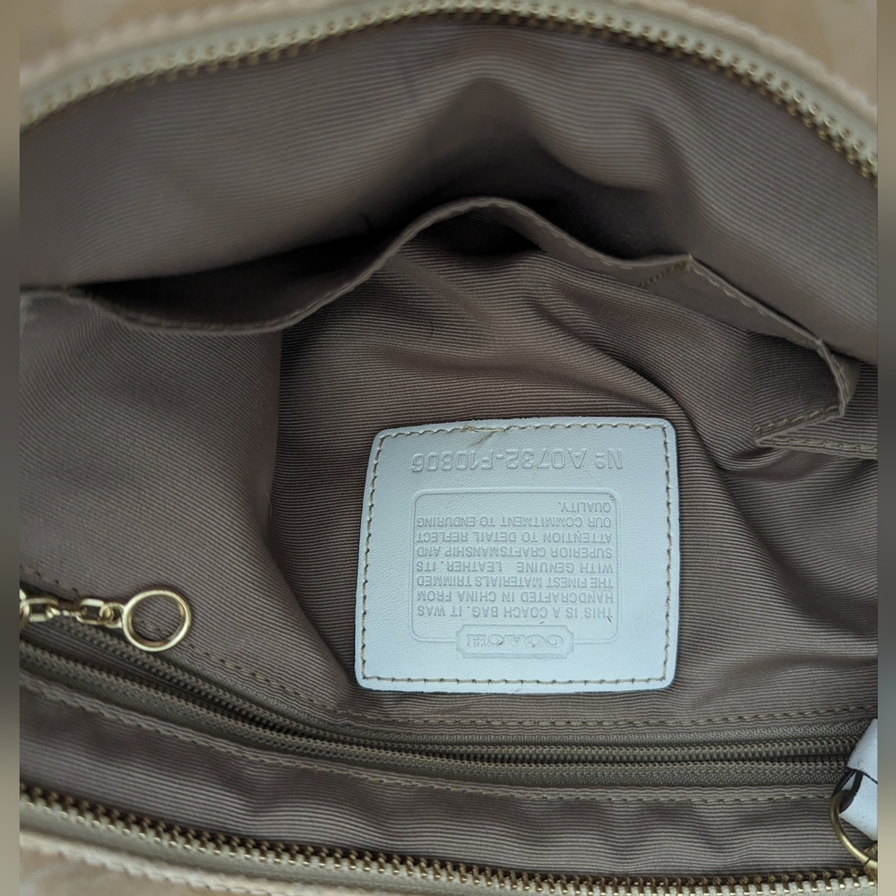 Coach Signature Shoulder Bag - Picture 9 of 16